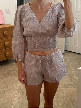 Vintage Havana Lavender Gray Top